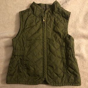 Old Navy 18-24 month Green Vest; smoke and pet free home, *like new*